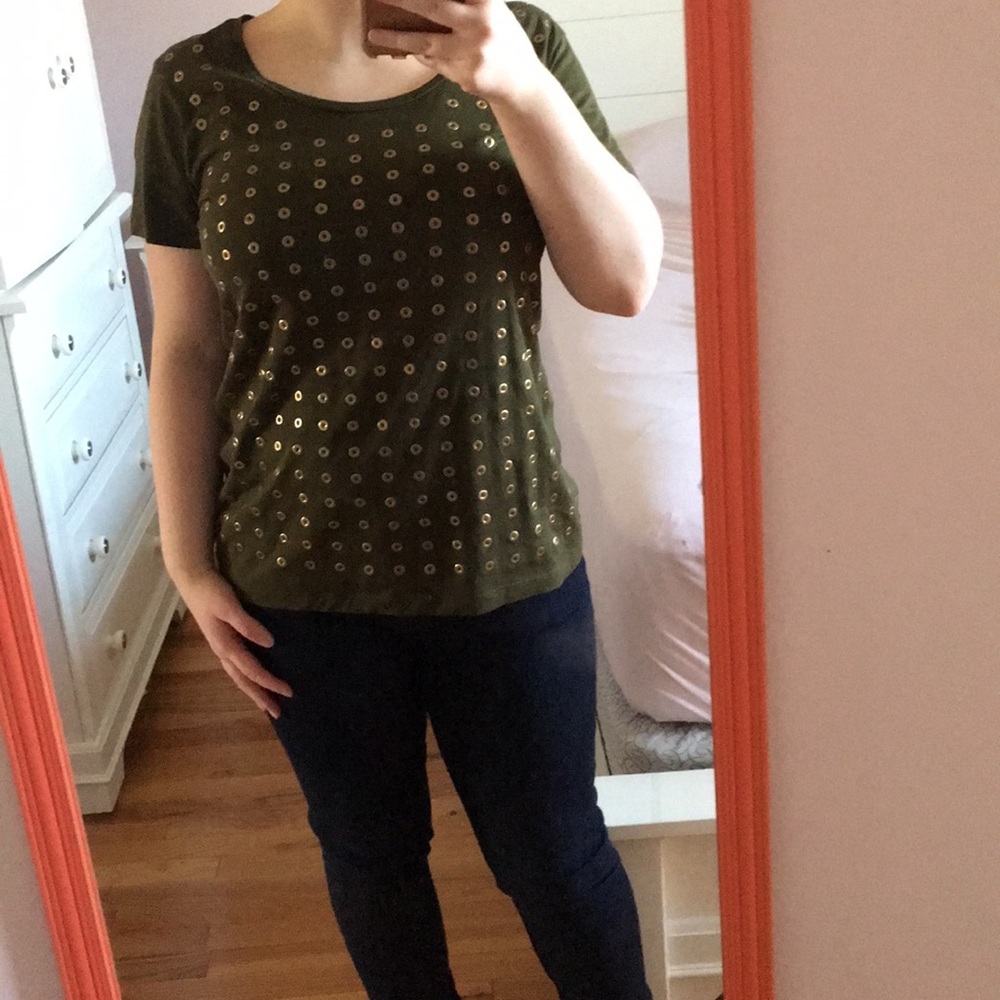 Burberry Brit Olive Top Size L